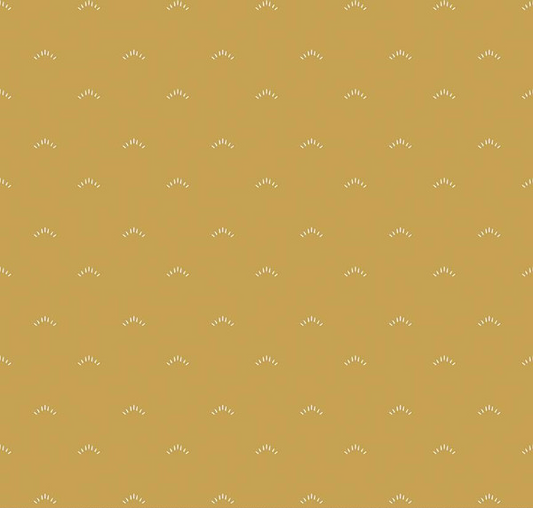 Garden Dreams Shimmer Gold Yardage