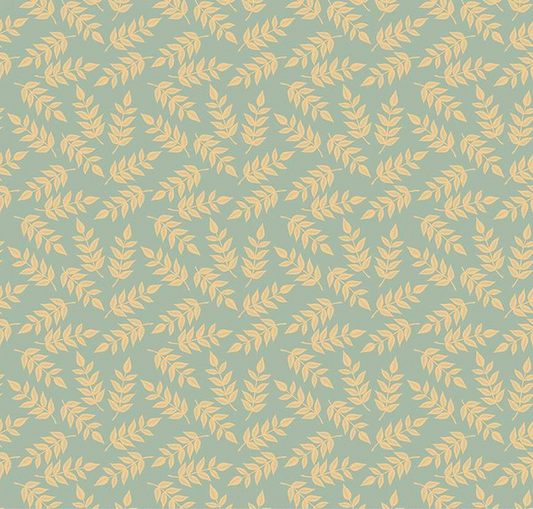 Garden Dreams Leaves Yellow Yardage