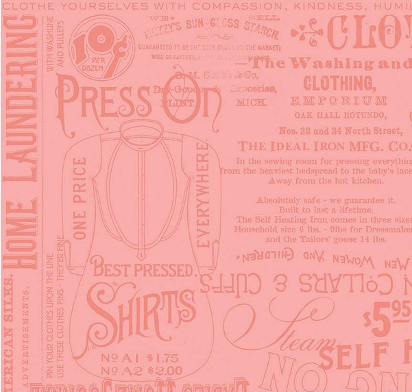 Press On Pressing Matters Pink Yardage