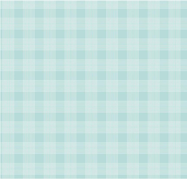 Press On Pinstripe Plaid Aqua Yardage