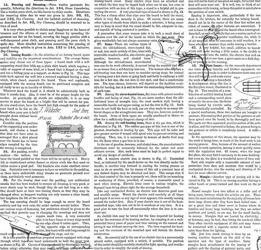 Press On Clothing Care Copy White Yardage