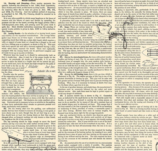 Press On Clothing Care Copy Parchment Yardage