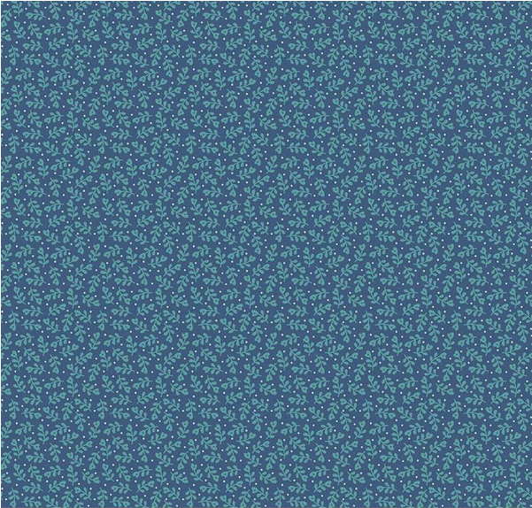 Home Town Holiday Mistletoe Denim Fabric