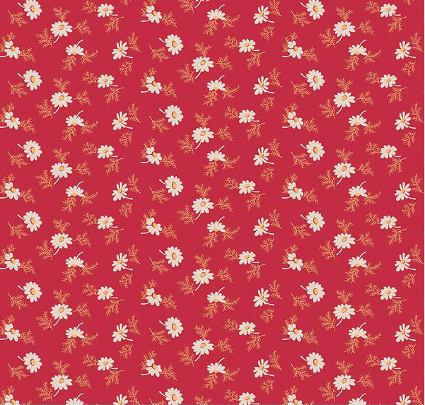 Home Town Holiday Pineflower Berry Fabric