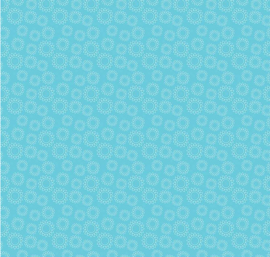 Here Comes the Sun Sun Sky Fabric