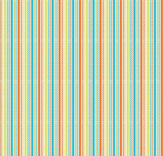 Here Comes the Sun Stripes Multi Fabric