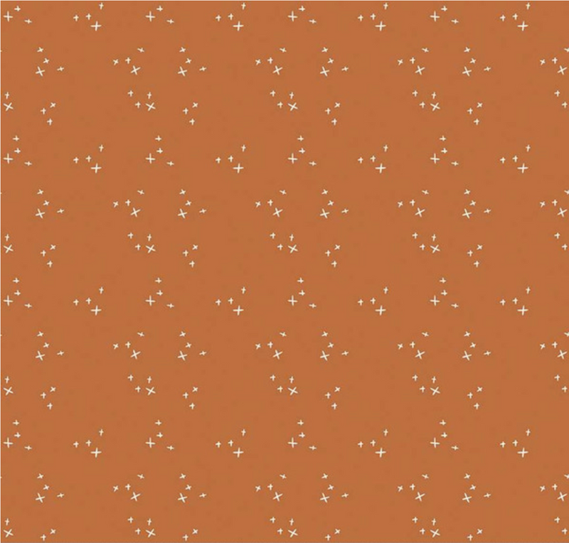 Pumpkin Spice Sparkle Spice Fabric