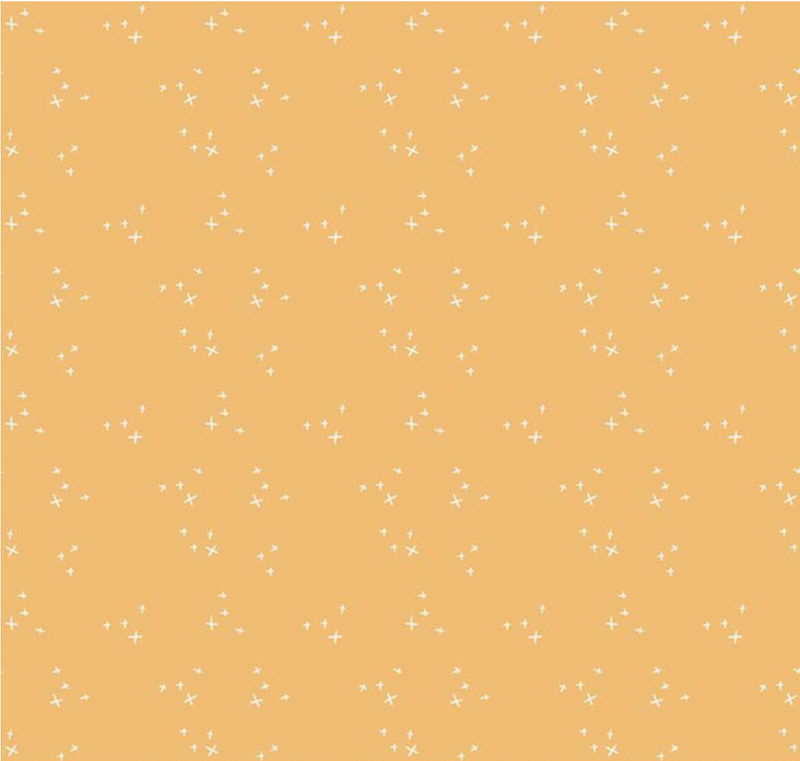 Pumpkin Spice Sparkle Gold Fabric