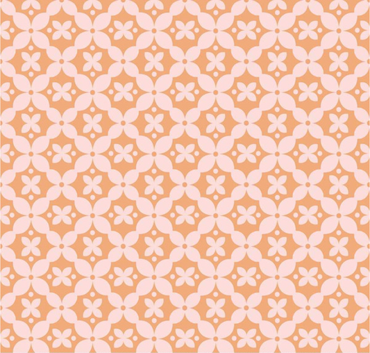 Clover Farm Kitchen Tiles Marmalade Fabric