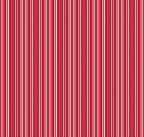 Merry Little Christmas Stripes Red Yardage