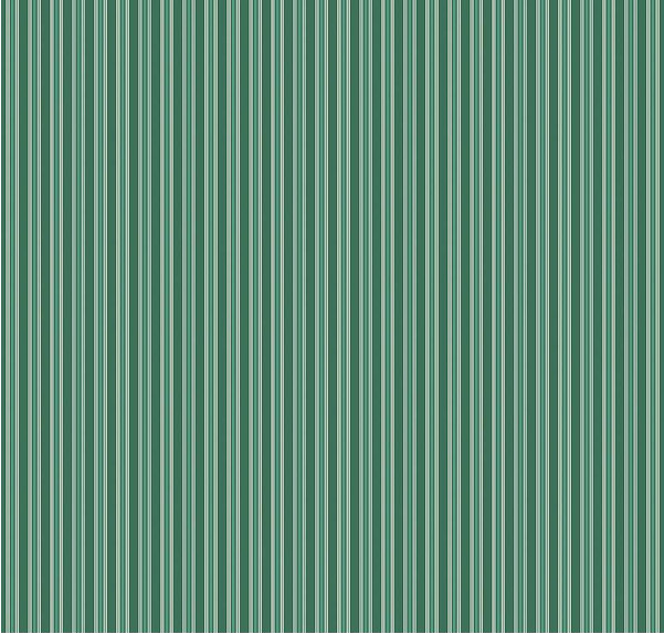 Merry Little Christmas Stripes Green Yardage