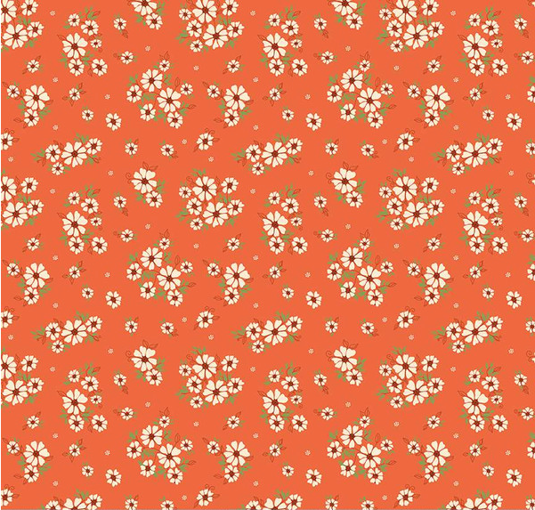 Autumn Afternoon Daisies Autumn Fabric