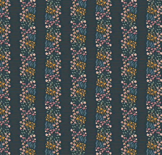 Feels Like Home Flower Beds Night Yardage