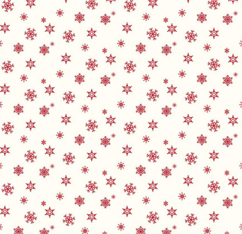 Christmas Wishes Snowflakes Cloud Fabric