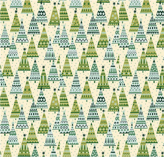 Festive Fair Frosty Forest A Yardage