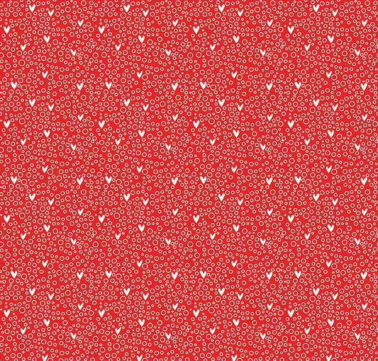 You & Me Dots Red Yardage