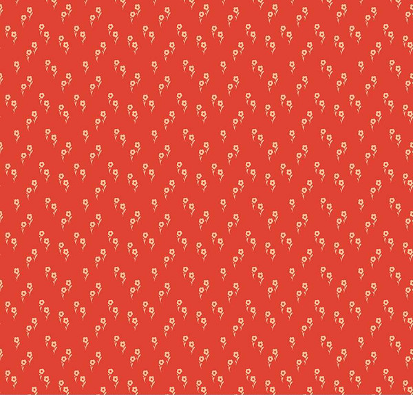 Wanderlust Jasmine Persimmon Yardage