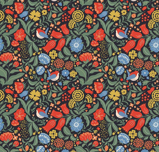 Wanderlust Main Charcoal Yardage