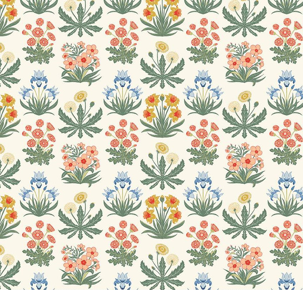 Wanderlust Morning Meadow Cream Yardage