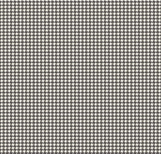 Stitcher's Flannel Houndstooth Charcoal Yardage