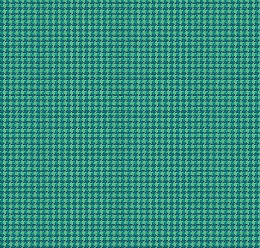 Stitcher's Flannel Houndstooth Caribbean Yardage