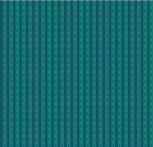 Stitcher's Flannel Ticking Blue Yardage