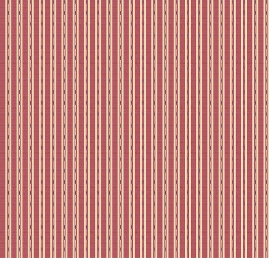 Stitcher's Flannel Ticking Berry Yardage