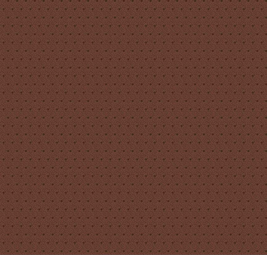 Stitcher's Flannel Dots Chocolate Yardage