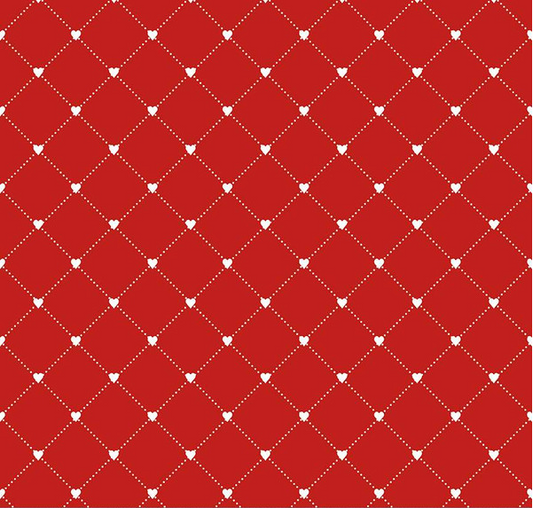 Take Heart Heart Cross Red Yardage