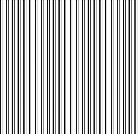 Take Heart Stripe Black Yardage