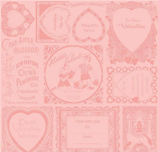 Take Heart Frame Blender Pink Yardage