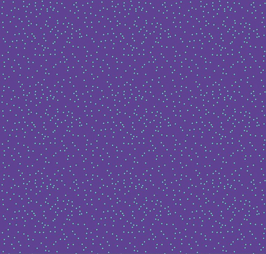 Botanic Blast Dots Amethyst Yardage