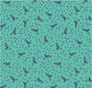 Botanic Blast Hummingbirds Vivid Yardage