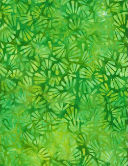 Sea Stars Fans All Over Lime Green Yardage