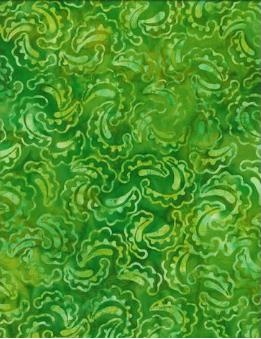 Sea Stars Pot Stickers Green Yardage