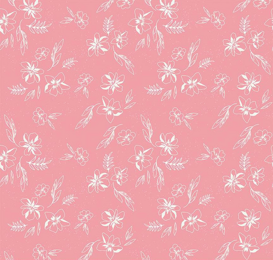 Berry Market Sketches Peony Fabric