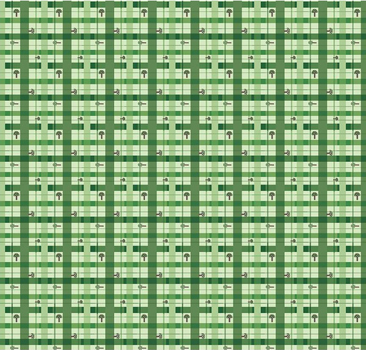 To Grandmother's House Lumberjack Plaid Green