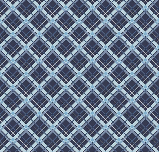 Stars and Stripes Forever Plaid Blue