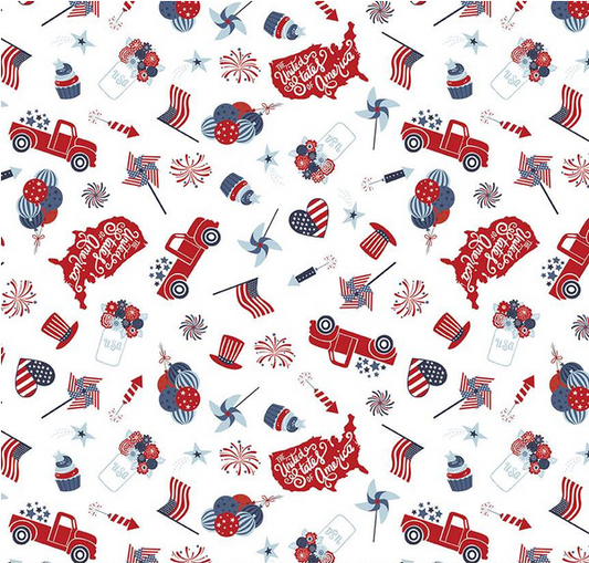 Stars and Stripes Forever Main White