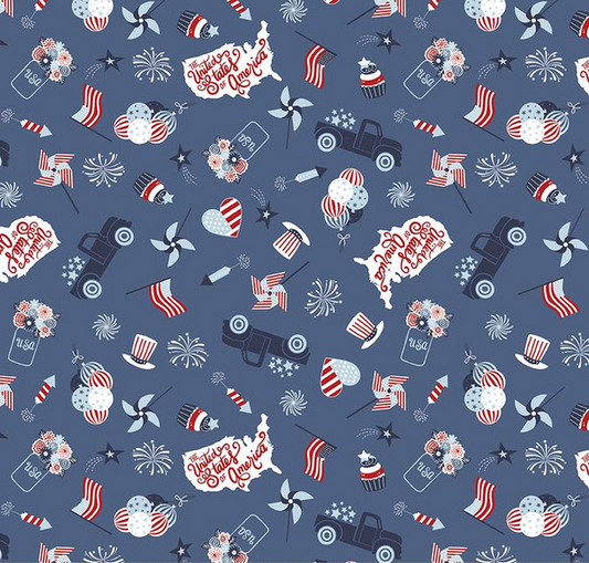 Stars and Stripes Forever Main Blue