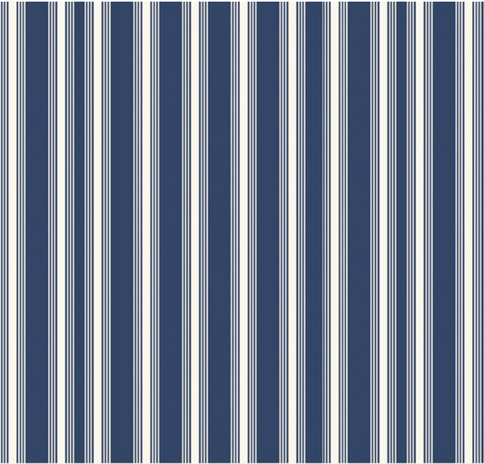 Freedom Garden Stripes Blue Yardage