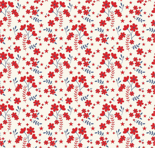 Freedom Garden Ditsy Floral Multi Yardage