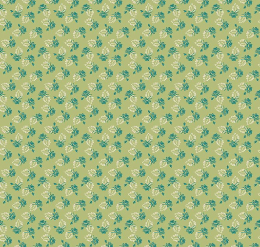 Piece & Plenty Rose Lettuce Yardage