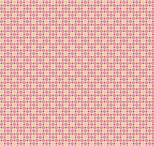 Piece & Plenty Plaid Berry Yardage