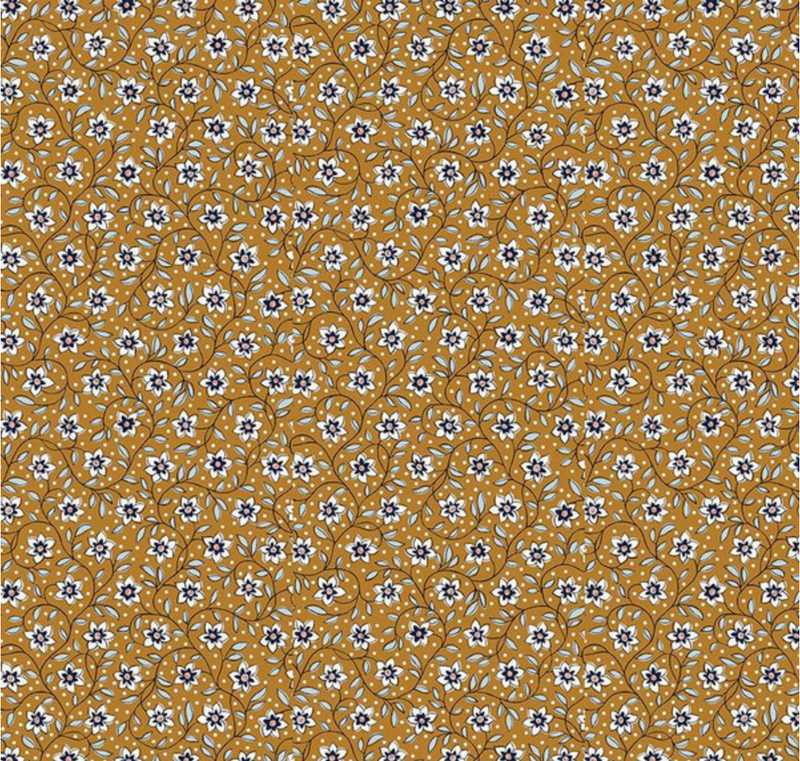 Liberty Denim Florals Lily Trail C Yardage