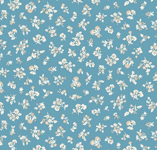 Liberty Denim Florals Tumbling Blooms B Yardage
