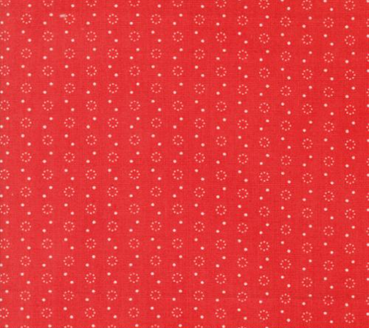 Portofino Polka Dots Pomegranate Yardage