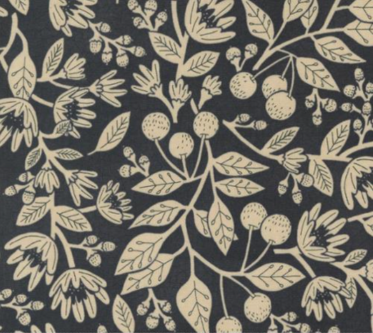 Bloom And Grow Full Bloom Black Yardage