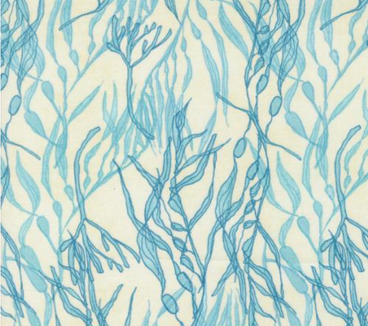 Serena Shores Seaweeds Cloud Yardage