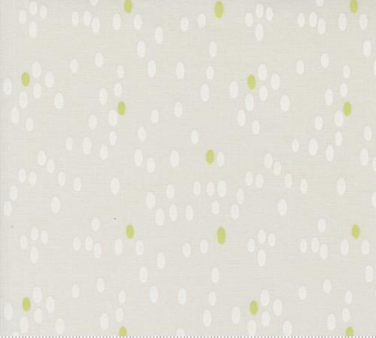 Olive You Dots Fog Yardage
